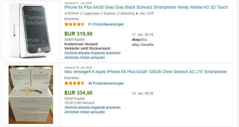 Reselling Tipps: Preisvergleich bei eBay