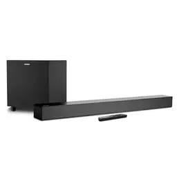 MEDION S61022 Dolby Atmos Soundbar mit kabellosem Subwoofer, Bluetooth 5.3, HDMI eARC, Fernbedienung