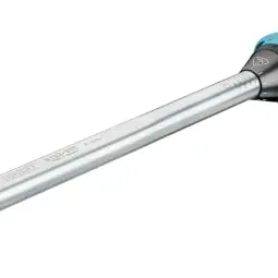 Hazet Drehmomentschlüssel 5122-2CT, 1/2 Zoll, Umschaltknarre für Auto und Fahrrad, 519 mm