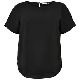 Carmakoma Damen Carvica Aop T-Shirt, Schwarz, Größe 50 EU