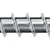 fischer PowerFast II CZF 4,0 x 45 Spanplattenschraube, 200 Stück, Senkkopf, Kreuzschlitz, für Holz, einfache und schnelle Verschraubung
