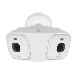 Blink Arc Dual-Kamerasystem, 180° Panorama, Weiß, für Mini 2K+, steckerfertig, ohne technische Details