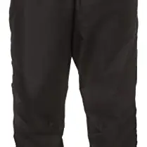 VAUDE Fluid Full-Zip II Regenhose für Herren, wasserdicht – Black – Gr. L