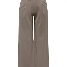 JdY Damen Culotte Jdygeggo New Long Pant Driftwood mit schwarzen Knöpfen, Größe S