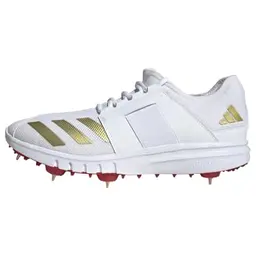 Adidas Herren Howzat Spike, Cloud White/Gold, Größe 42 EU