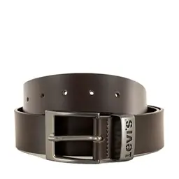 Levi's Unisex Ashland Metal Gürtel, Braun, 80