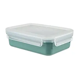 Emsa Clip & Close Frischhaltedose 0,8 Liter - 100% auslaufsicher, BPA-frei, Puder Grün