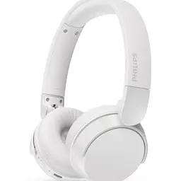 PHILIPS TAH4209WH Kabelloser Bluetooth-Kopfhörer – 55 Stunden Spielzeit, 2 Stunden USB-C-Laden – Weiß