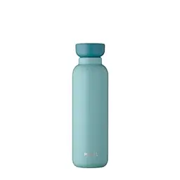 Mepal Isolierflasche Ellipse - Edelstahl, 500 ml, 12h heiß, 24h kalt, Nordic Green