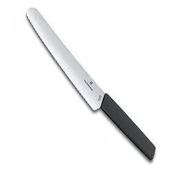 Victorinox Swiss Modern Brot- und Konditormesser, 22 cm, schwarz