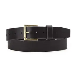 Levi's Herren Heritage Gürtel, Schwarz, Größe 80