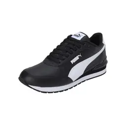 Puma ST Runner V4 Unisex-Sneaker in Schwarz/Weiß, Größe 10 UK