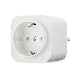 Amazon Basics Smart WLAN-Steckdose, kompatibel mit Alexa, für den Innenbereich, Weiß
