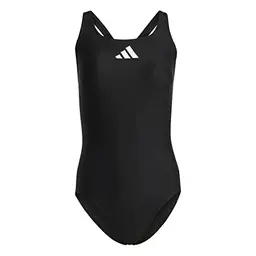 adidas Damen Badeanzug, schwarz/weiß, Größe 36