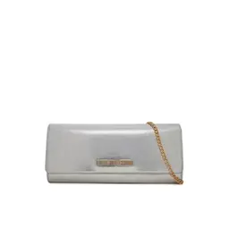 Love Moschino Tasche Silber/Schwarz, Metall & PU, Einheitsgröße