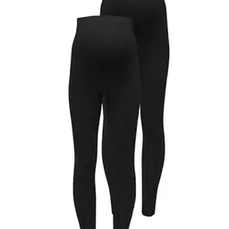 ONLY Damen Leggings 2er-Pack, Slim Fit