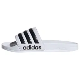 adidas Adilette Shower Slides Unisex, Cloud White/Black, 54 EU