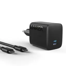 Anker 67W USB C Ladegerät, kompaktes Netzteil für MacBook Air, iPhone 15/16/17, iPad, Galaxy und mehr (inkl. USB-C Kabel)