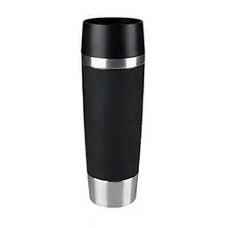 Emsa Travel Mug Classic Grande 500ml - Isolierbecher to go, hält 6h heiß, 12h kalt, auslaufsicher, schwarz