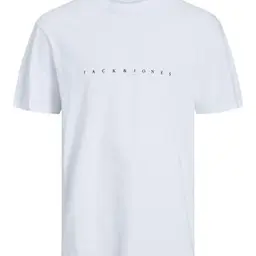 JACK & JONES Jjestar T-Shirt für Herren, Weiß, XL