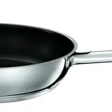 RÖSLE Elegance Bratpfanne, Ø 24 cm, Antihaft, Hitzebeständig bis 260 °C, Edelstahl