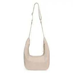 TIAASTAP Damen Crossbody Bag - Große PU Leder Umhängetasche mit Doppeltem Reißverschluss