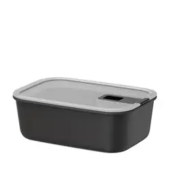 Mepal Frischhaltedose EasyClip, 1L, luftdicht, auslaufsicher, mikrowellengeeignet, Nordic Black