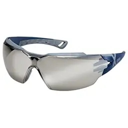 Uvex Pheos Cx2 Brille mit Bügeln, Silber, Blau/Grau