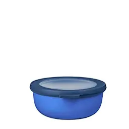 Mepal Multi Bowl Cirqula Round - Mikrowellengeeignet - Luftdichte Aufbewahrungsbox - 750 ml - Vivid Blue