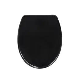 SAINOS Duroplast-Toilettensitz mit Soft-Close, Edelstahl-Scharniere, Schnellverschluss, leicht zu reinigen, 180 kg Belastbarkeit