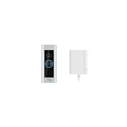 Ring Videotürklingel Pro mit Netzteil | HD-Video, Kamera, Gegensprechfunktion, WLAN | Kompatibel mit Alexa