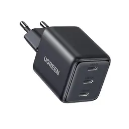 UGREEN USB-C Ladegerät 30W Power Delivery mit 3 USB-C Ports – Schnellladen für iPhone, iPad, Galaxy S20, Pixel 9