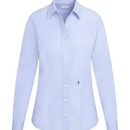 Seidensticker Damen Bluse - Kurzarm - Slim Fit - 100% Baumwolle - Elegant - Bügelleicht
