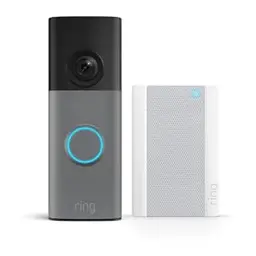 Ring Akku-Videotürklingel mit 2K & 6x-Zoom, Nachtsicht, WLAN, Alexa, Kabellos, inkl. Chime Pro & 30 Tage Gratis-Abonnement