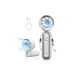Spopal Klein Handventilator, tragbarer Turbo-Ventilator mit Kühleffekt
