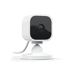 Blink Mini – Smarte Innenüberwachungskamera, 1080p HD, Nachtsicht, Zwei-Wege-Audio, Alexa-kompatibel – 1 Kamera (weiß)