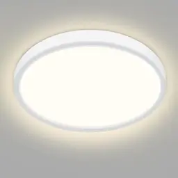Slochi LED Deckenleuchte Flach, 15W, Ø18cm, Rund, Ultra Dünn, für Badezimmer, Küche und Schlafzimmer