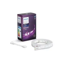 Philips Hue Lightstrip Plus Erweiterung (1 m) - dimmbarer LED Streifen für das Hue System, smarte Steuerung über App & Sprache