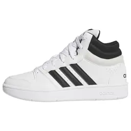 adidas Unisex Hoops Mid Classic Shoes, FTWR White/Core Black/Orbit Grey, 38 EU