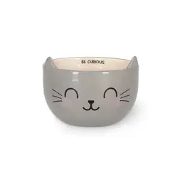 Legami - Müslitasse Guten Morgen Kitty, grau, 400 ml, mikrowellen- und spülmaschinenfest