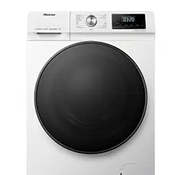 Hisense WFQA7014EVJM Waschmaschine mit Dampffunktion, 7 kg, 1400 U/min, 15 Programme, Inverter Motor, Weiß