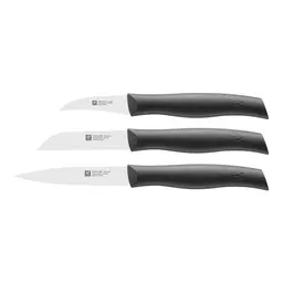 Zwilling Twin Grip Messerset, 3-tlg., schwarze Klingen, Kunststoffgriff