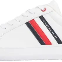 Tommy Hilfiger Cupsole Sneaker Herren, Weiß, 42 EU