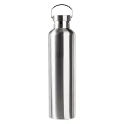 Feyiubmen Edelstahl Trinkflasche 1000ml - Isolierte Thermosflasche für Sport und Camping, auslaufsicher mit Henkel