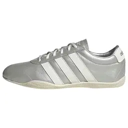 Adidas Damen Grand Court LO Schuhe Silber/Weiß, Größe 40 EU