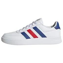 Adidas Herren Breaknet 2.0 Schuhe, Weiß/Lucid Blue/Scarlet, Größe 36 2/3