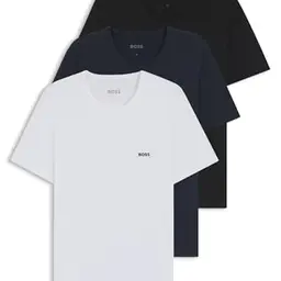 BOSS Herren T-Shirt RN 3P CO T-Shirt, L EU