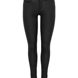 ONLANNE Damen Mid Waist coated Hose