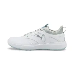 PUMA Damen Ignite Malibu Golfschuh, Weiß Silber, Größe 36 EU