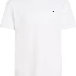 Tommy Hilfiger Jungen T-Shirt, Kurzarm, Rundhals, Weiß, 12 Jahre